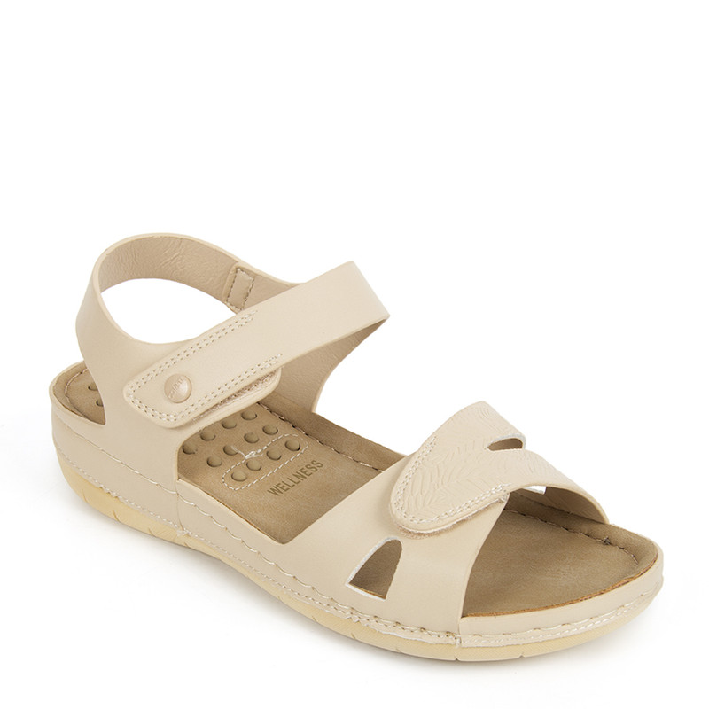 SANDALIAS CASUALES PARA MUJER BATA COMFIT BEIGE - 2