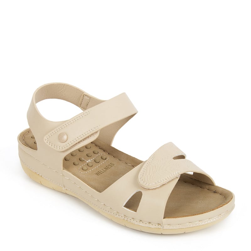SANDALIAS CASUALES PARA MUJER BATA COMFIT BEIGE - 2