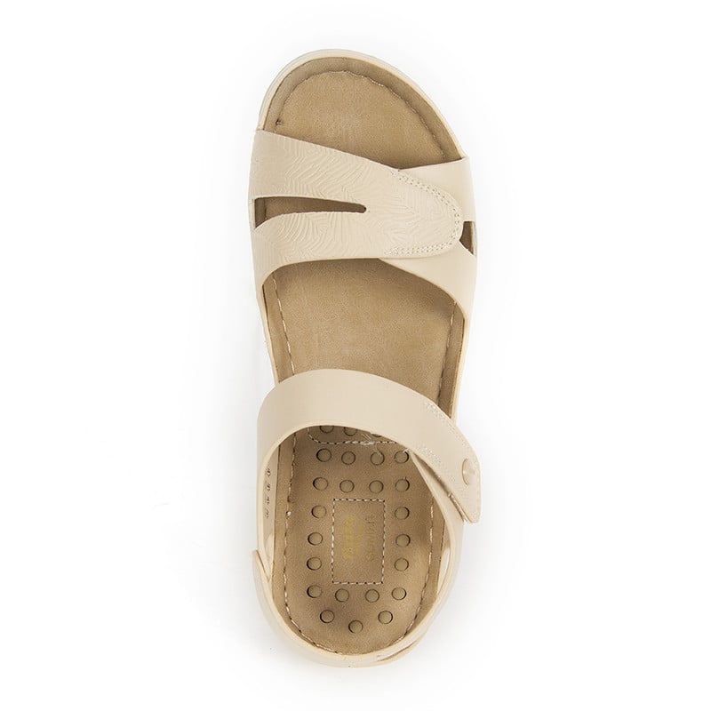 SANDALIAS CASUALES PARA MUJER BATA COMFIT BEIGE - 5