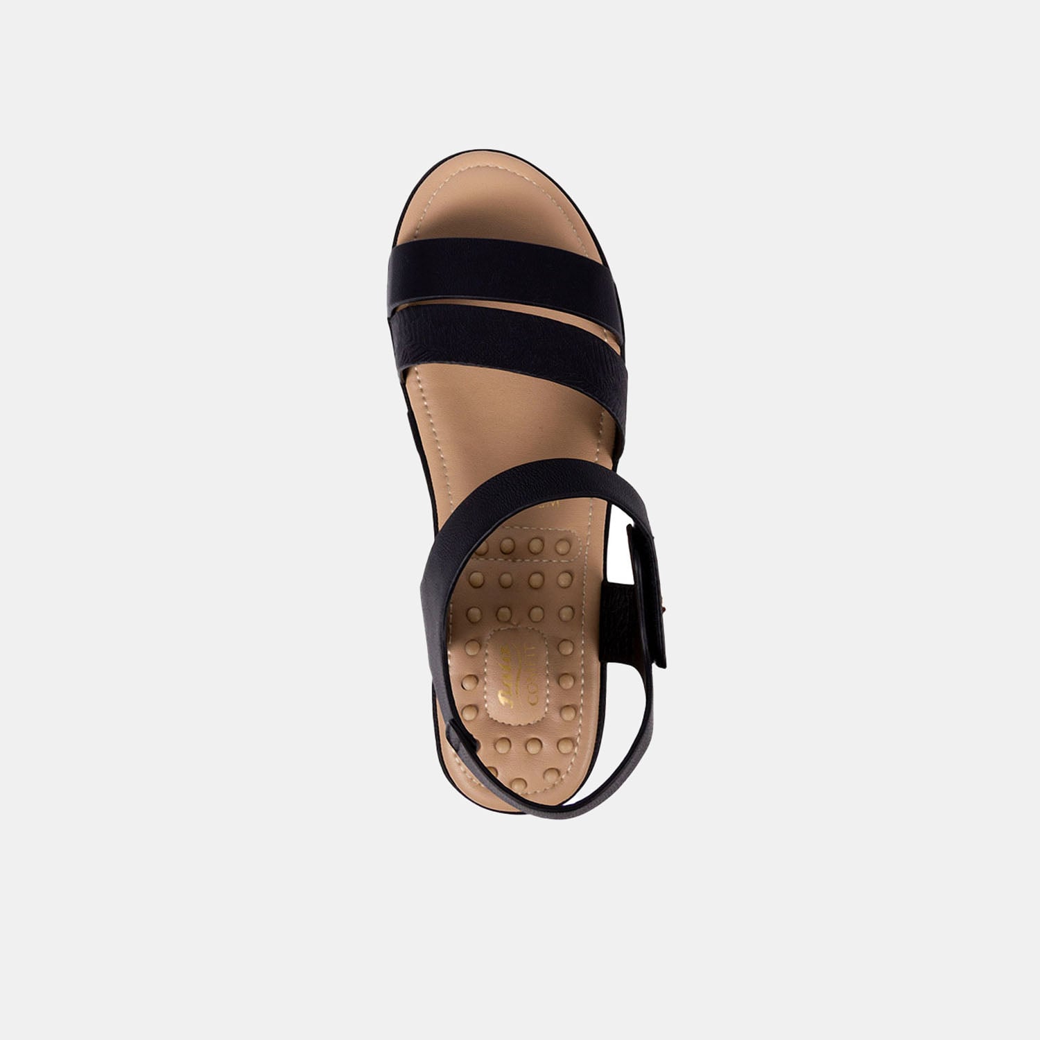 SANDALIAS MUJER BATA NEGRO CASUALES COMFIT - 5