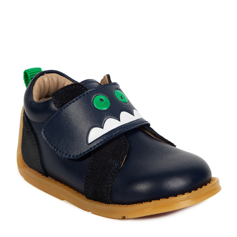 ZAPATOS CASUALES NIÑO BUBBLEGUMMERS CUERO AZUL MARINO - 3
