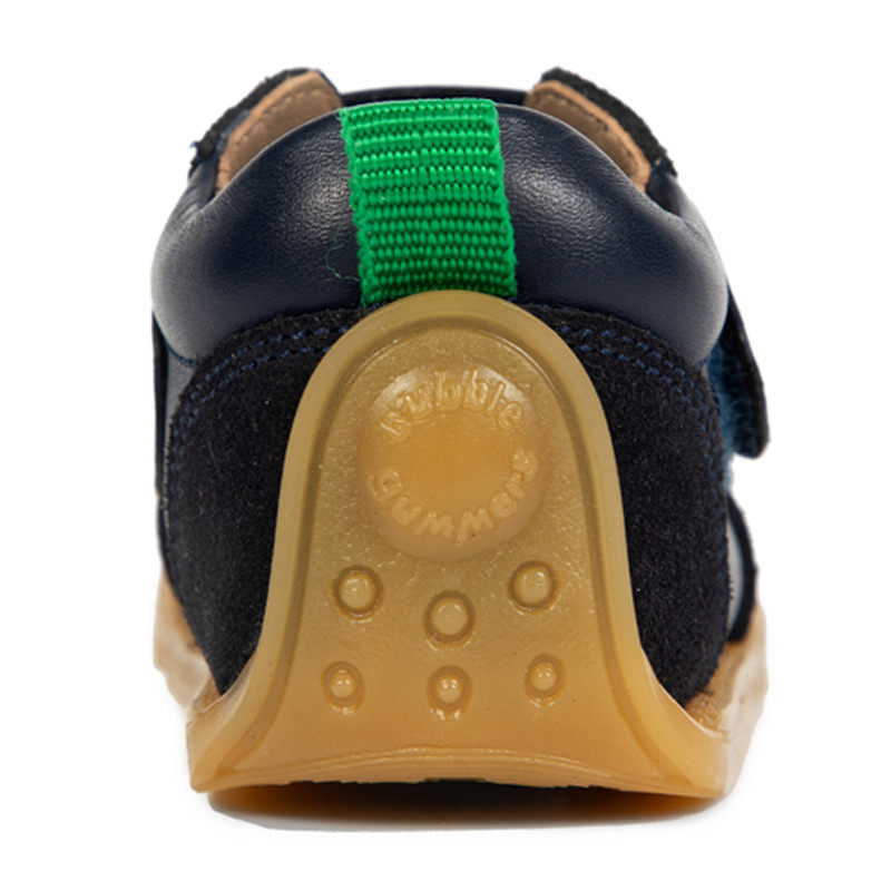 ZAPATOS CASUALES NIÑO BUBBLEGUMMERS CUERO AZUL MARINO - 4