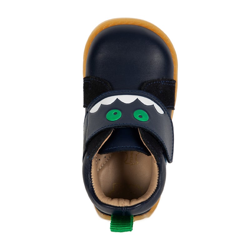 ZAPATOS CASUALES NIÑO BUBBLEGUMMERS CUERO AZUL MARINO - 5