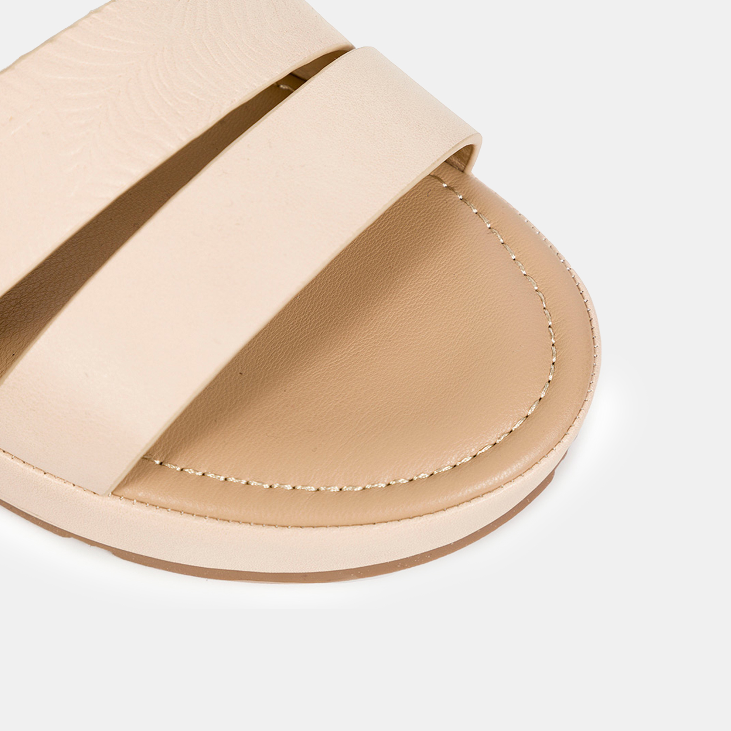 SANDALIAS MUJER BATA BEIGE CASUALES COMFIT - 4