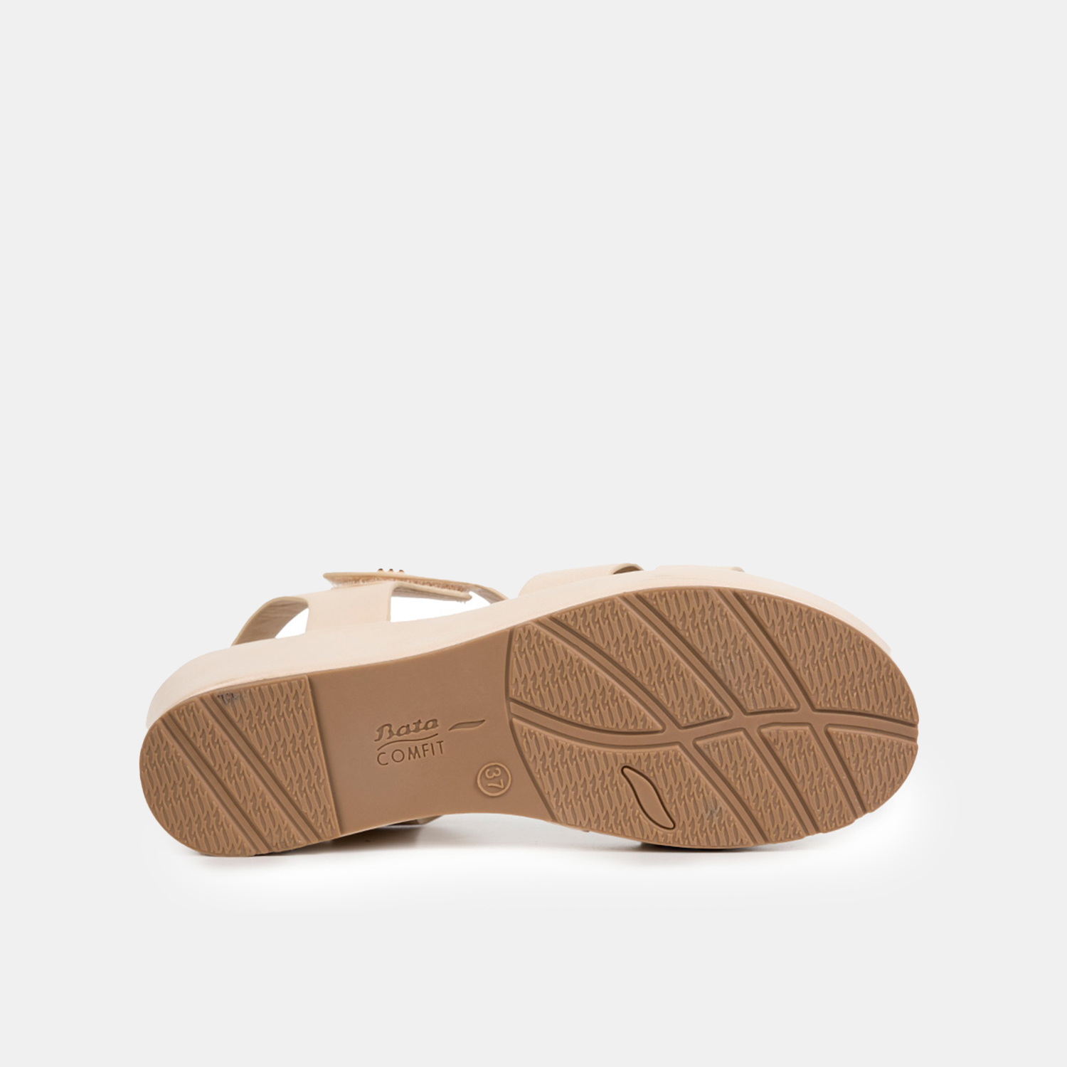 SANDALIAS MUJER BATA BEIGE CASUALES COMFIT - 5