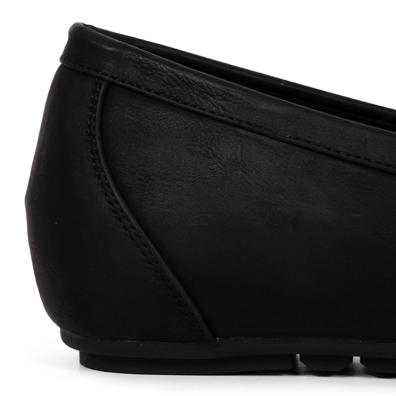 MOCASINES MUJER BATA NEGRO CASUALES COMFIT - 3
