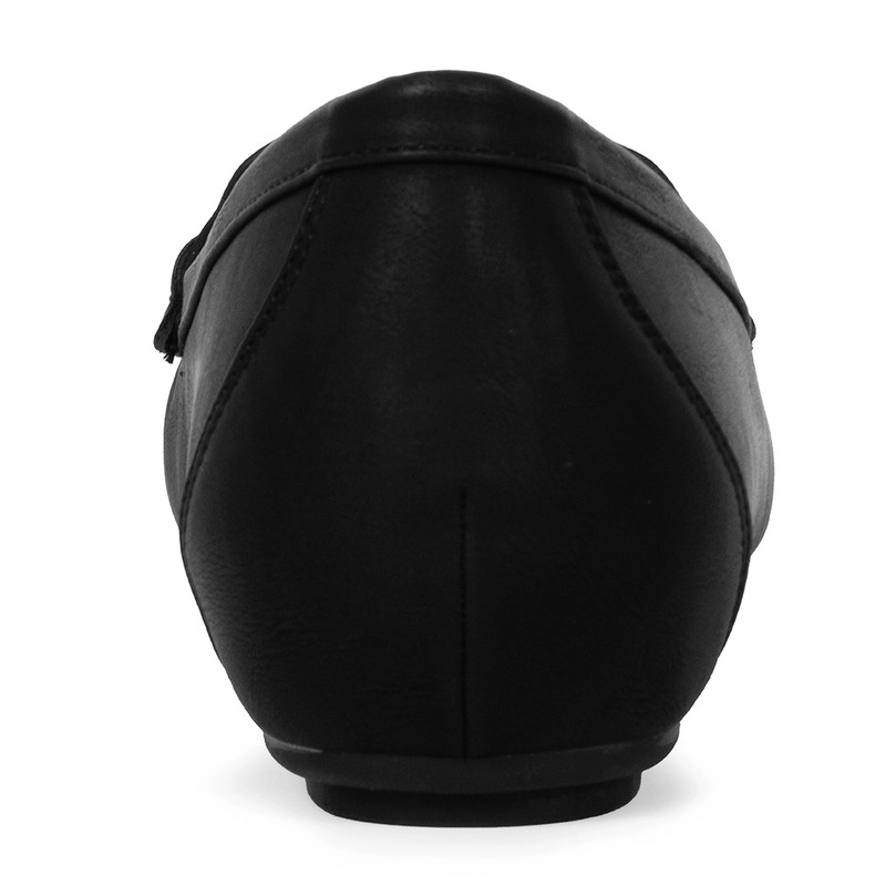 MOCASINES MUJER BATA NEGRO CASUALES COMFIT - 4