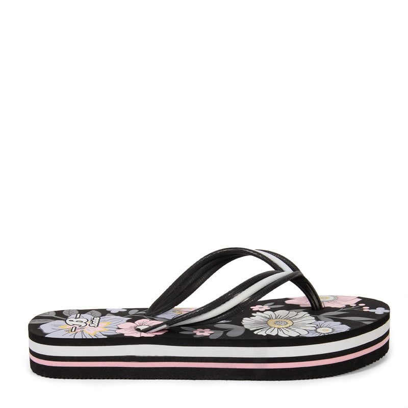 SANDALIAS DE PLAYA PARA MUJER BATA NEGRO - 1