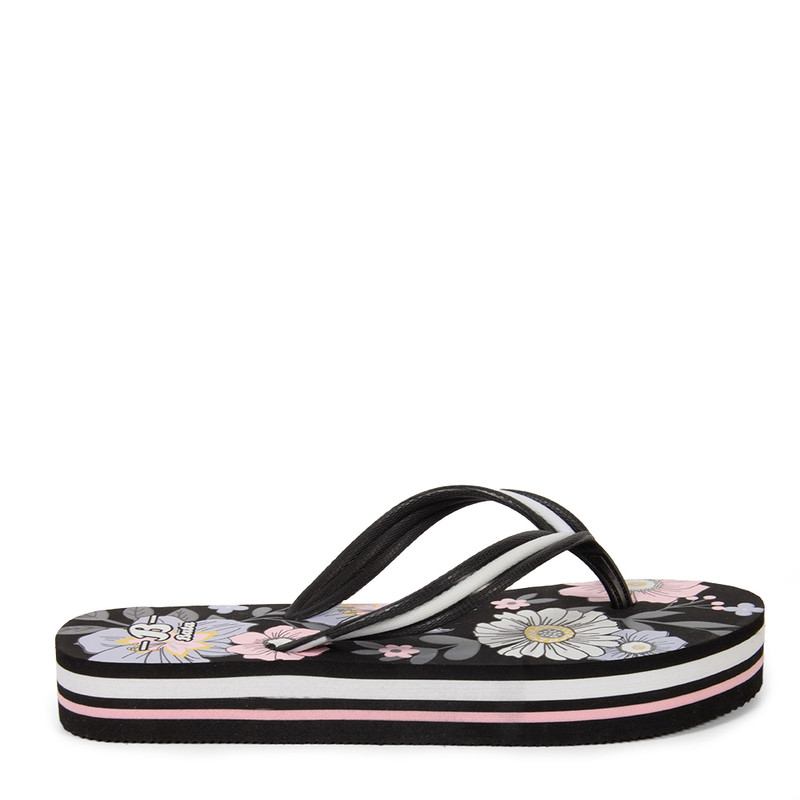 SANDALIAS DE PLAYA PARA MUJER BATA NEGRO - 1