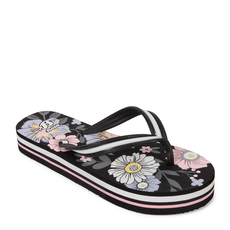 SANDALIAS DE PLAYA PARA MUJER BATA NEGRO - 2