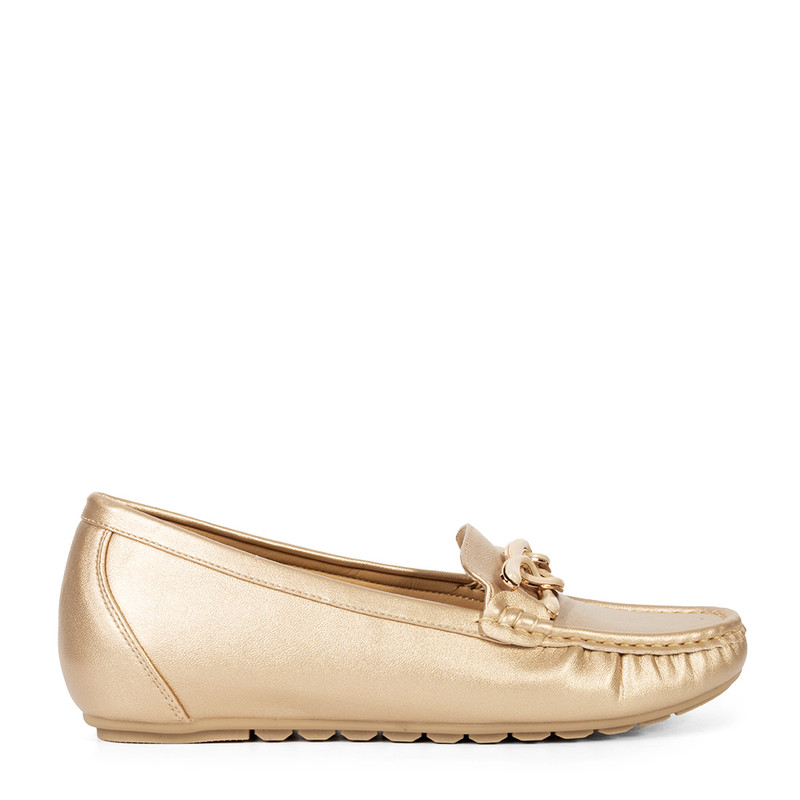 MOCASINES MUJER BATA CHAMPAGNE CASUALES COMFIT - 1