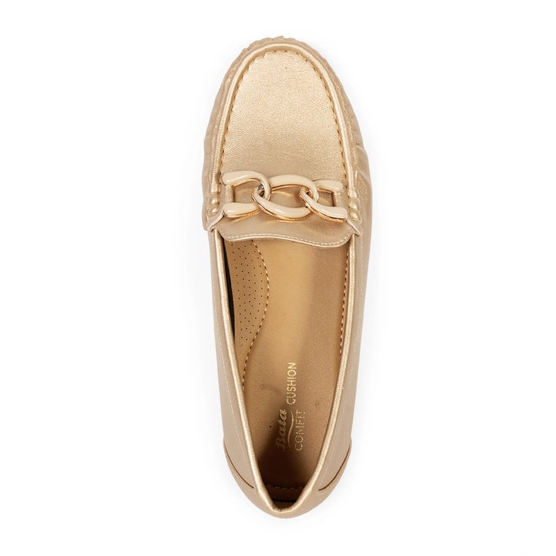 MOCASINES MUJER BATA CHAMPAGNE CASUALES COMFIT - 5