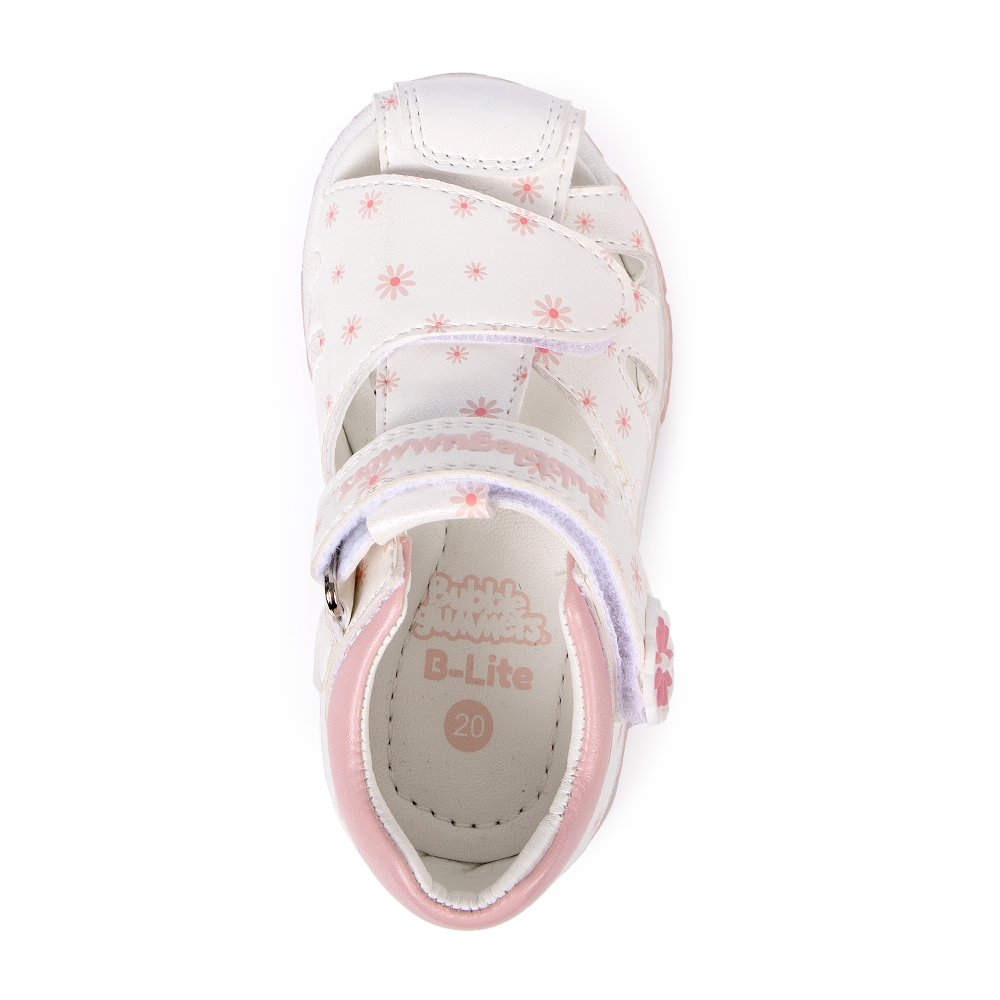 SANDALIAS CASUALES PARA NIÑA BUBBLEGUMMERS BLANCO - 2