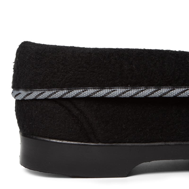 PANTUFLAS BABUCHAS PARA MUJER BATA NEGRO - 3