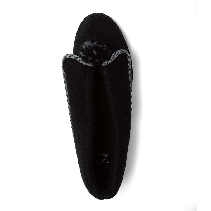 PANTUFLAS BABUCHAS PARA MUJER BATA NEGRO - 5