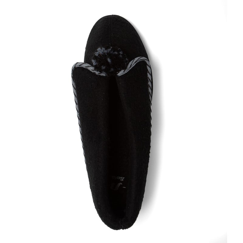 PANTUFLAS BABUCHAS PARA MUJER BATA NEGRO - 5