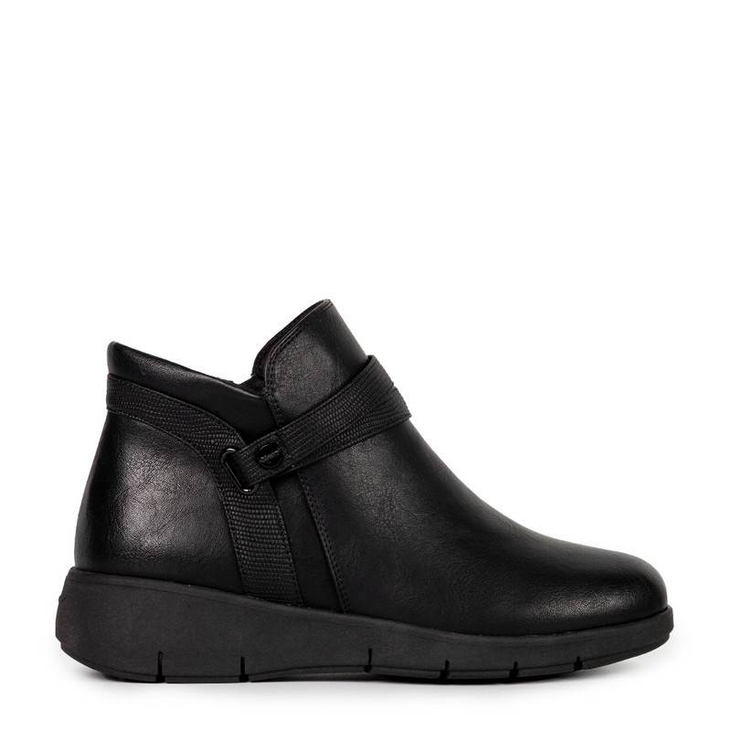 BOTINES MUJER BATA NEGRO CASUALES COMFIT - 1