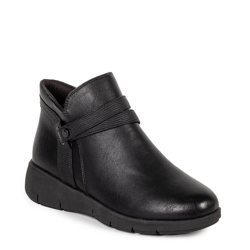 BOTINES MUJER BATA NEGRO CASUALES COMFIT - 2