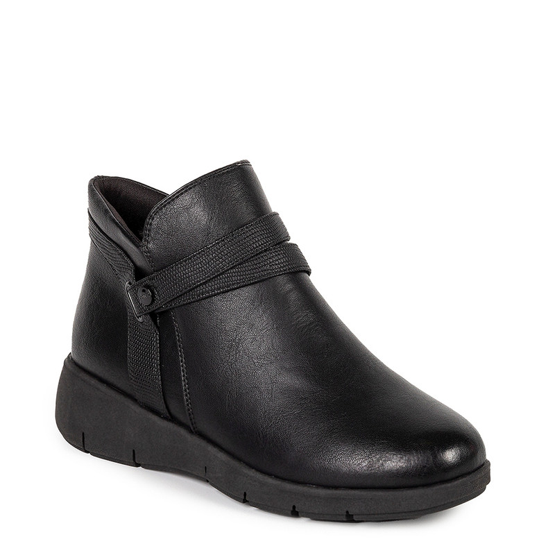 BOTINES MUJER BATA NEGRO CASUALES COMFIT - 2