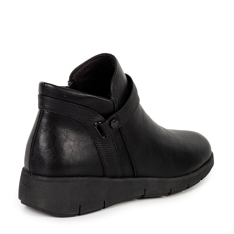 BOTINES MUJER BATA NEGRO CASUALES COMFIT - 3