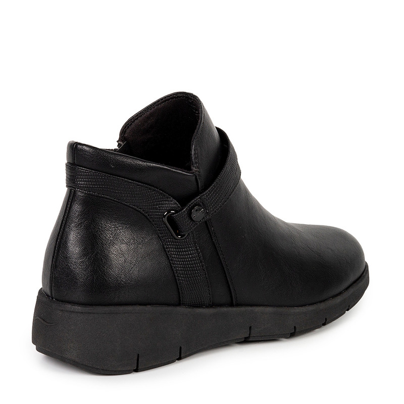 BOTINES MUJER BATA NEGRO CASUALES COMFIT - 3