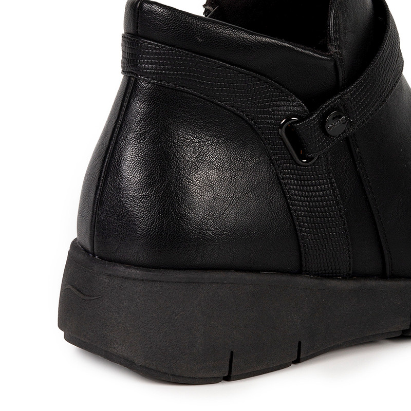 BOTINES MUJER BATA NEGRO CASUALES COMFIT - 4