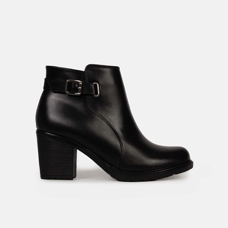 BOTINES MUJER BATA NEGRO CASUALES - 1