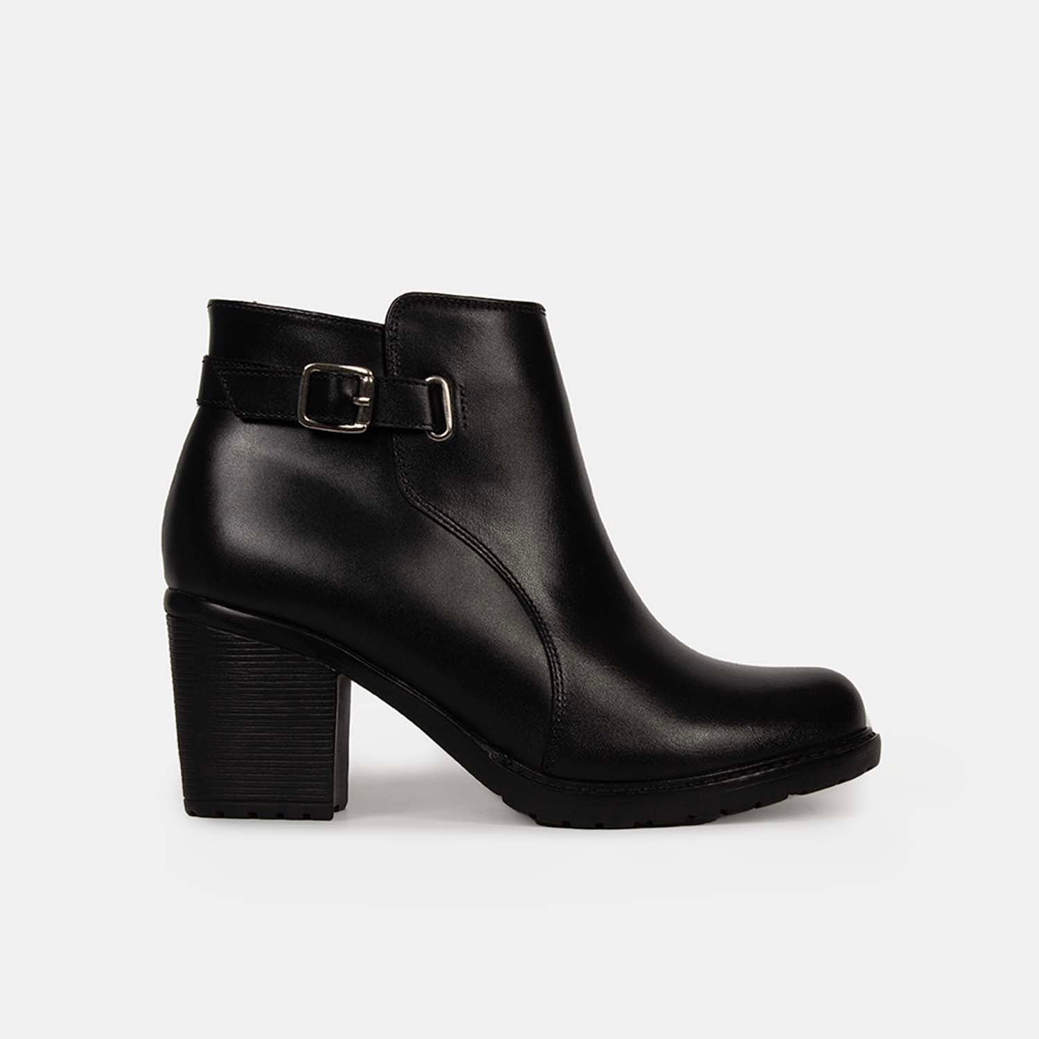 BOTINES MUJER BATA NEGRO CASUALES - 1