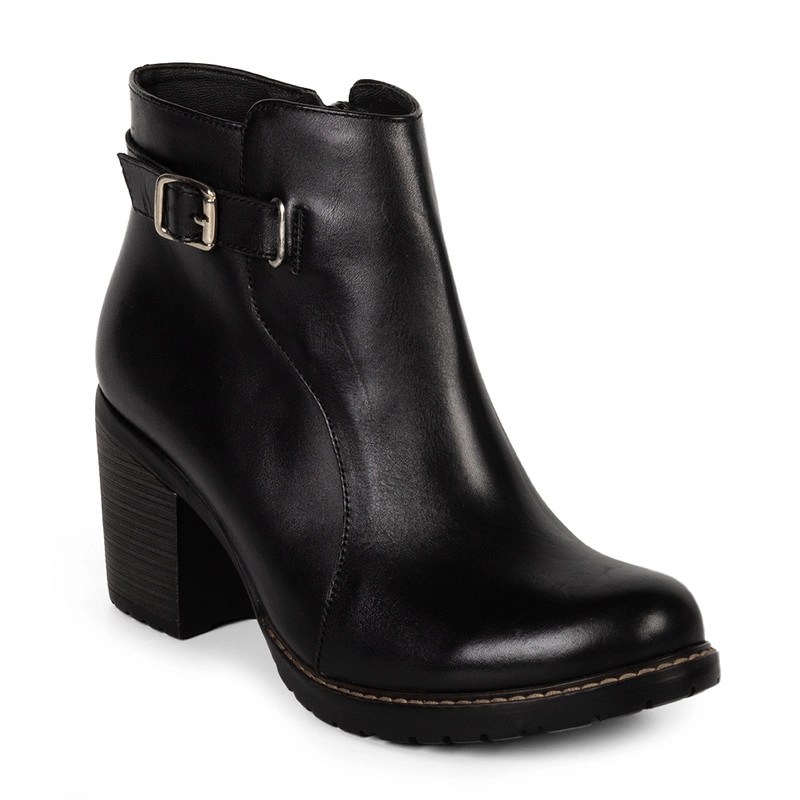 BOTINES MUJER BATA NEGRO CASUALES - 2
