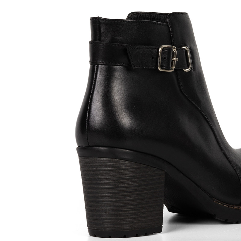 BOTINES MUJER BATA NEGRO CASUALES - 4