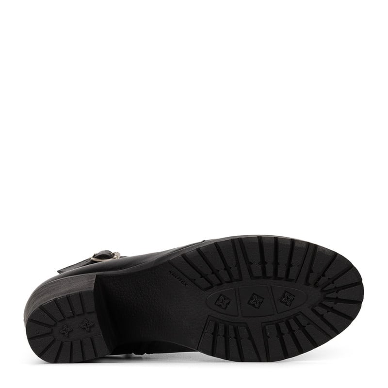 BOTINES MUJER BATA NEGRO CASUALES - 5