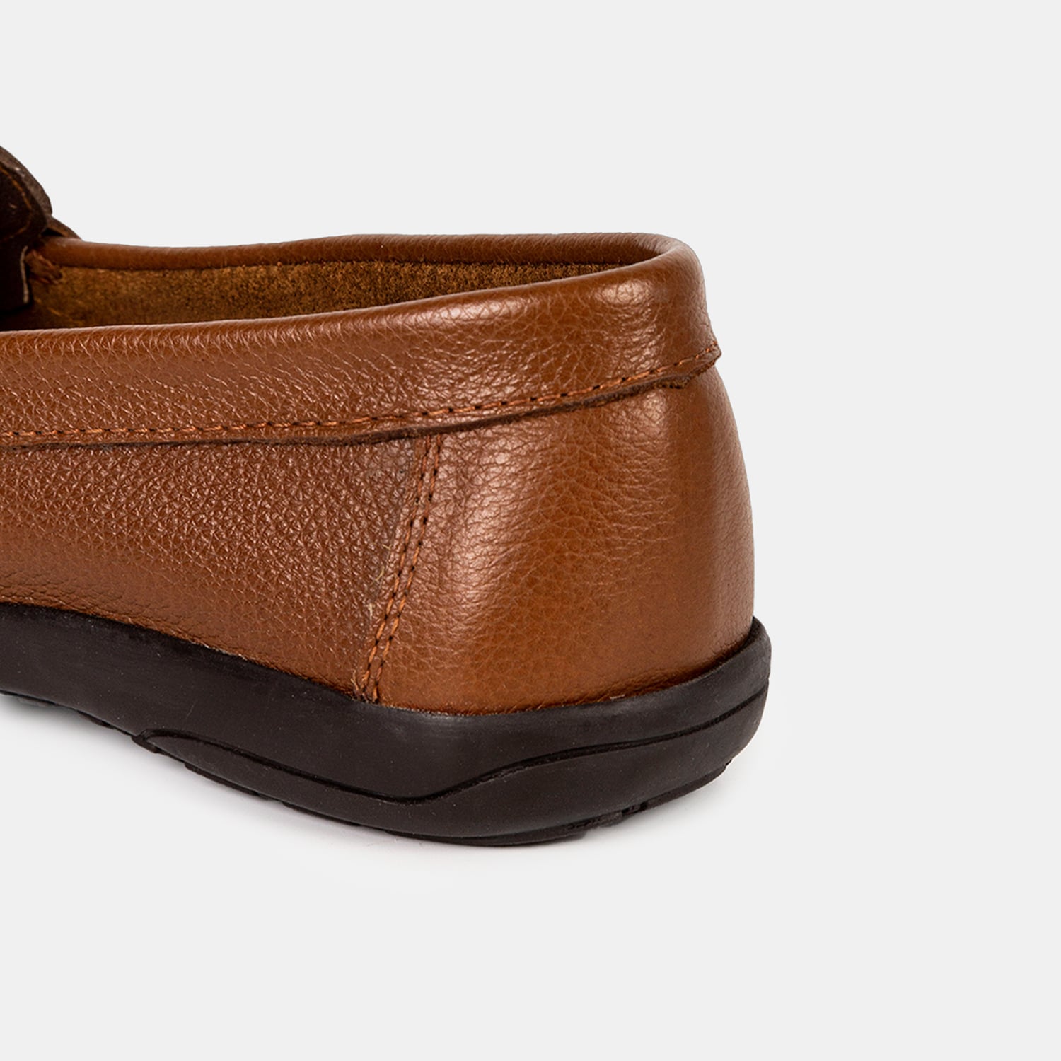 MOCASINES MUJER BATA CUERO CAMEL CASUALES COMFIT - 4