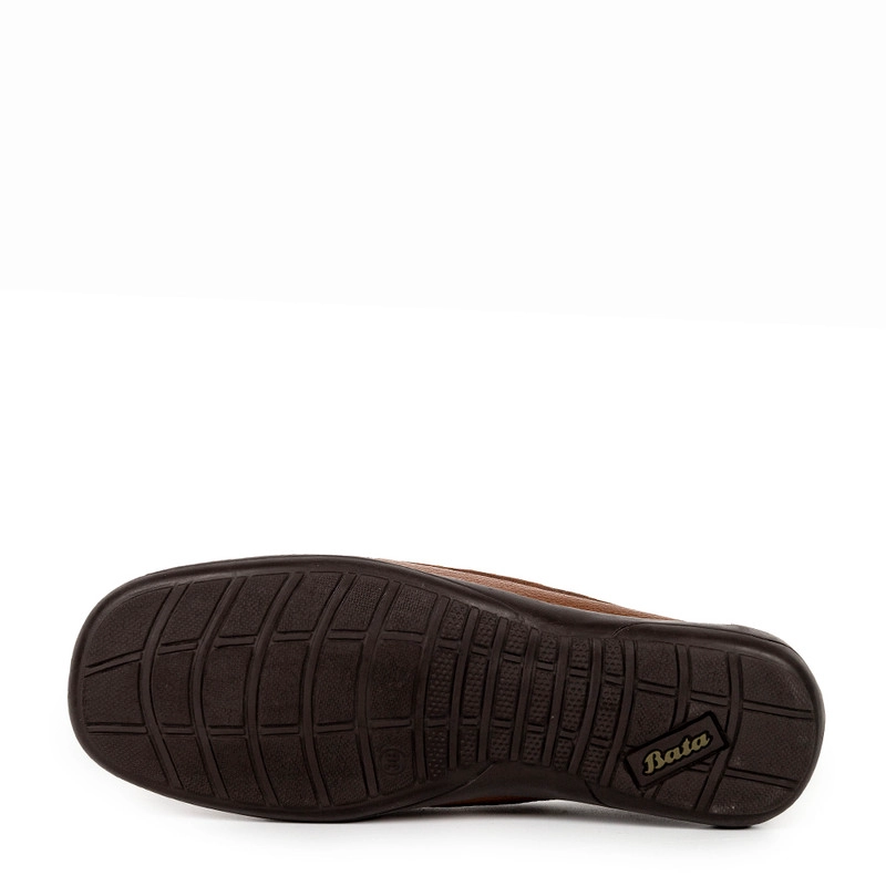 MOCASINES MUJER BATA CUERO CAMEL CASUALES COMFIT - 5