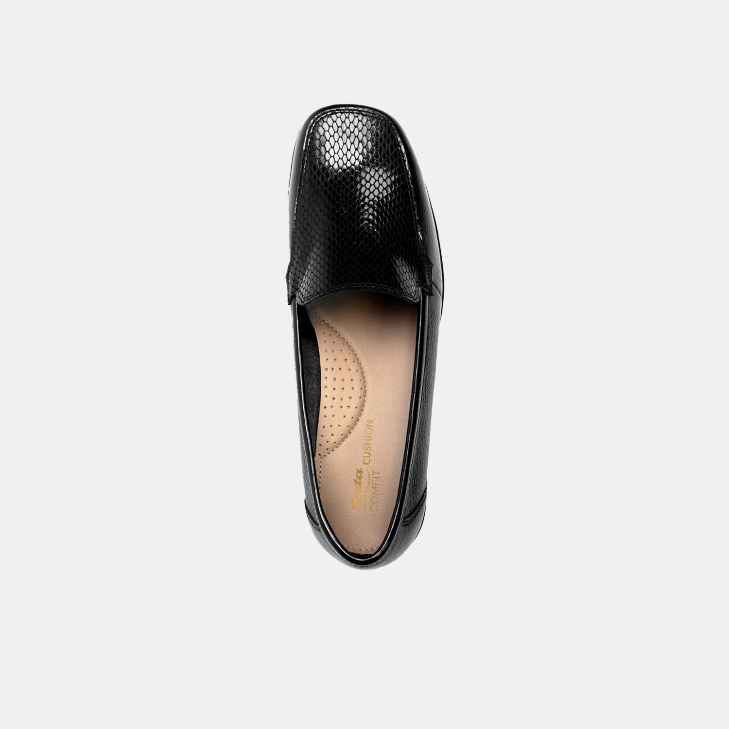 MOCASINES MUJER BATA CUERO NEGRO CASUALES COMFIT - 5