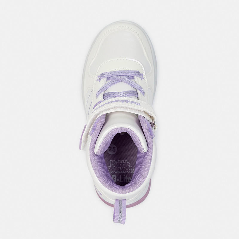 ZAPATILLAS NIÑA BUBBLEGUMMERS BLANCO CON LUCES KIDS - 5