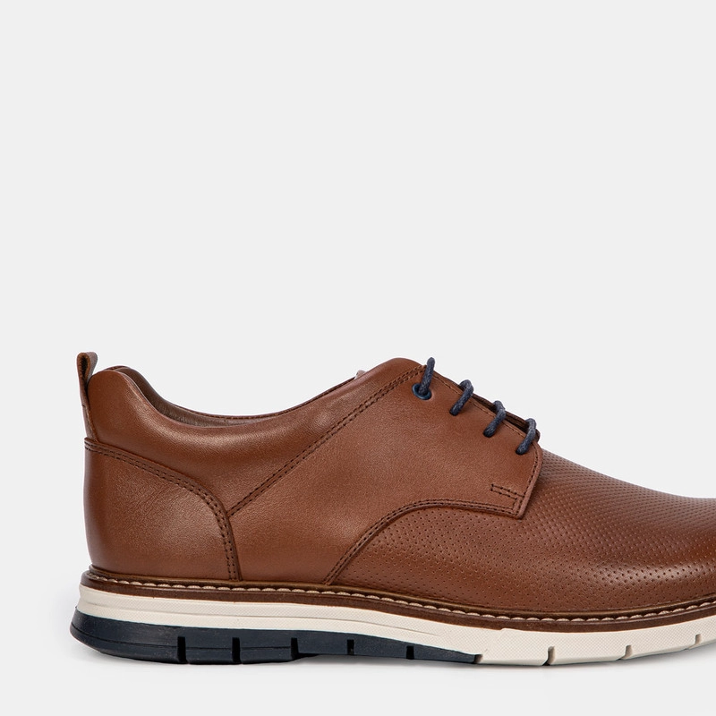 ZAPATOS CASUALES HOMBRE BATA MARRÓN - 5