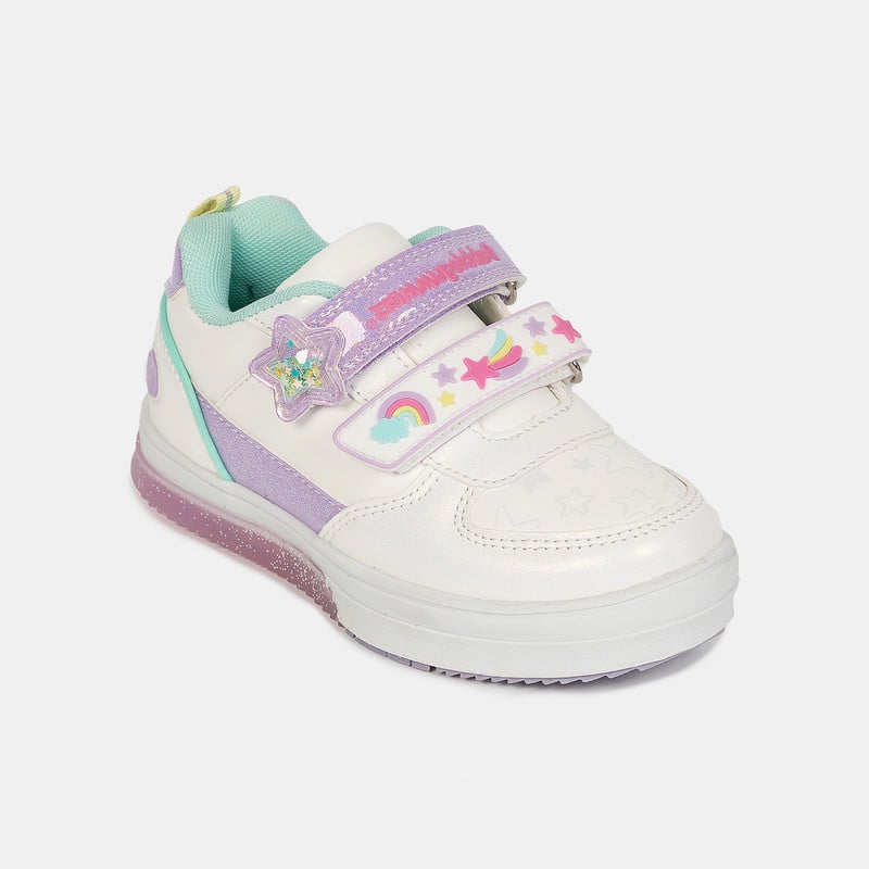 ZAPATILLAS NIÑA BUBBLEGUMMERS BLANCO CON LUCES - 2