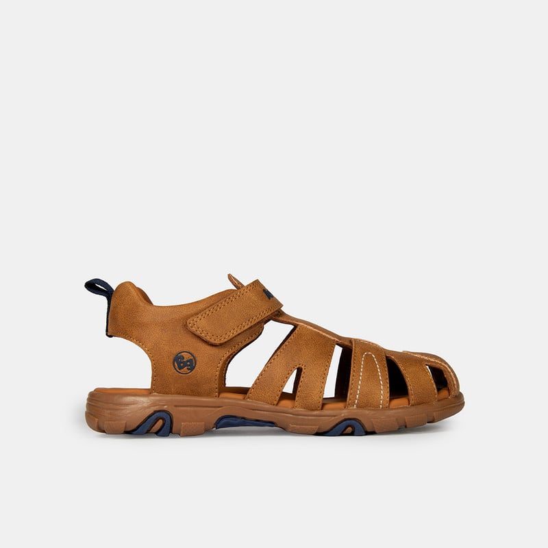 SANDALIAS NIÑO BUBBLEGUMMERS MARRÓN CASUALES - 1