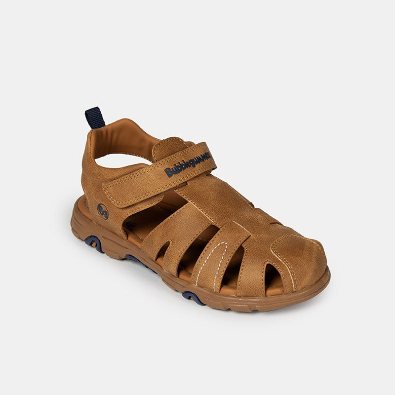 SANDALIAS NIÑO BUBBLEGUMMERS MARRÓN CASUALES - 2
