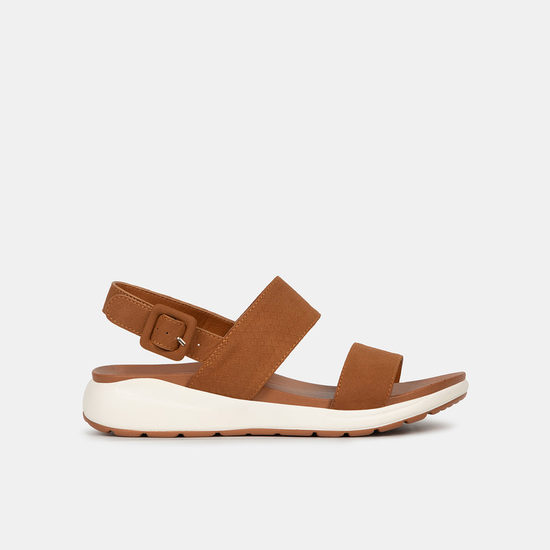 SANDALIAS MUJER BATA MARRÓN CASUALES - 1
