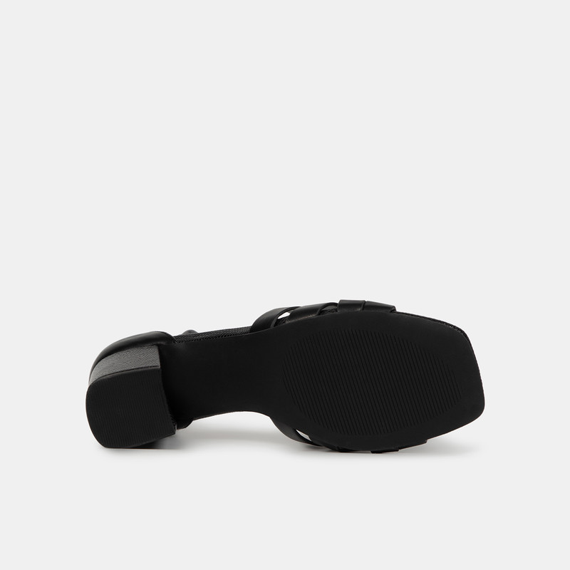 SANDALIAS MUJER BATA NEGRO CASUALES - 5