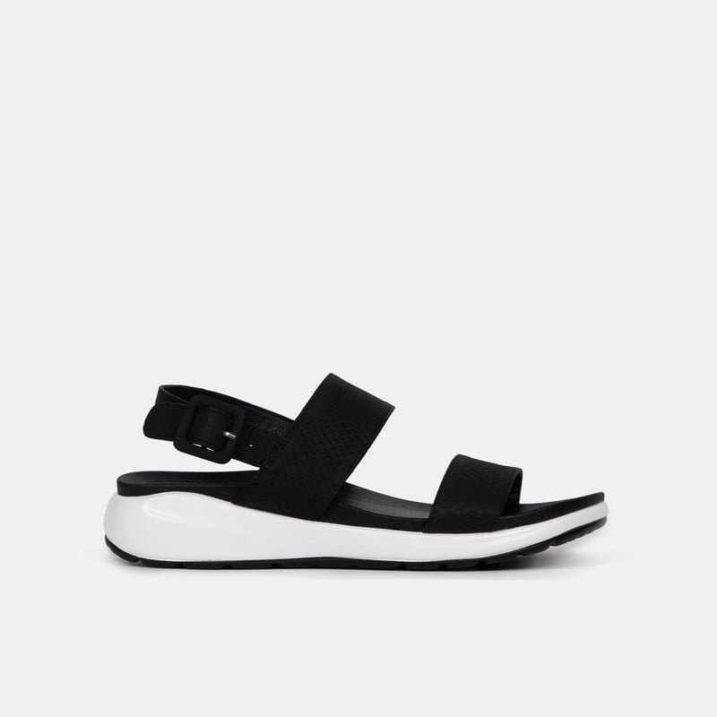 SANDALIAS MUJER BATA NEGRO CASUALES - 1