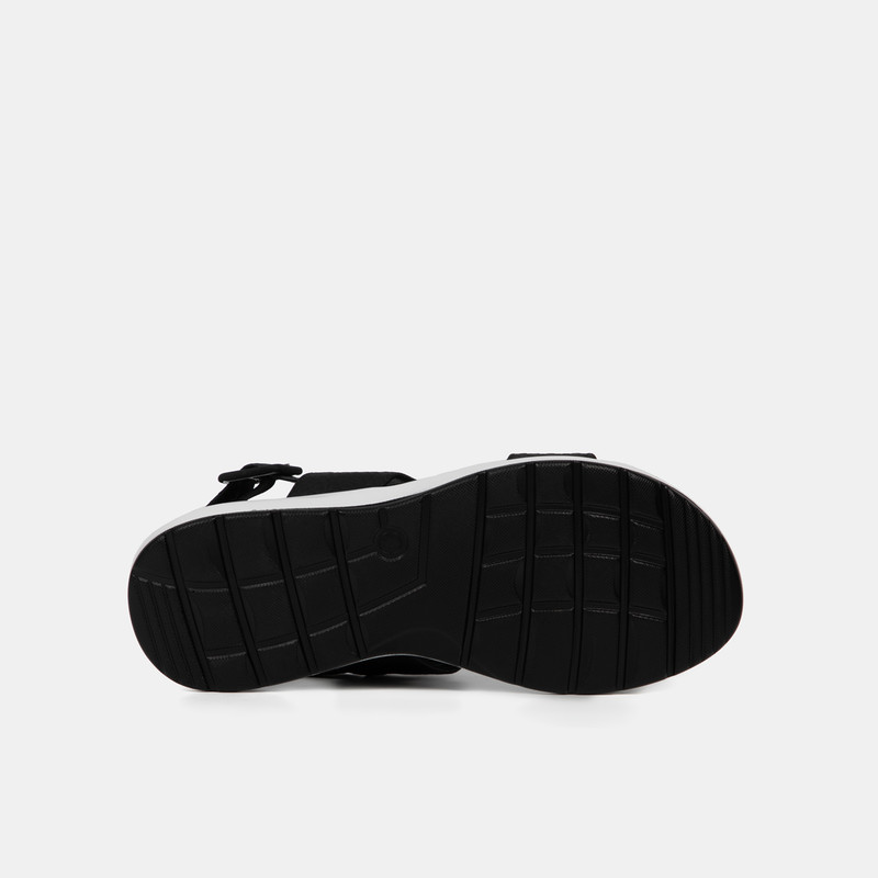 SANDALIAS MUJER BATA NEGRO CASUALES - 5