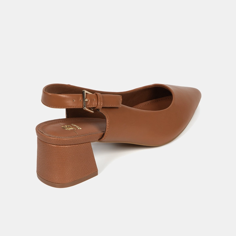ZAPATOS DE VESTIR MUJER BATA MARRÓN - 3