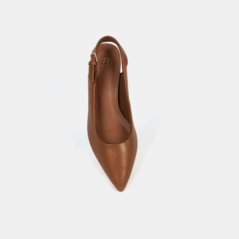 ZAPATOS DE VESTIR MUJER BATA MARRÓN - 4