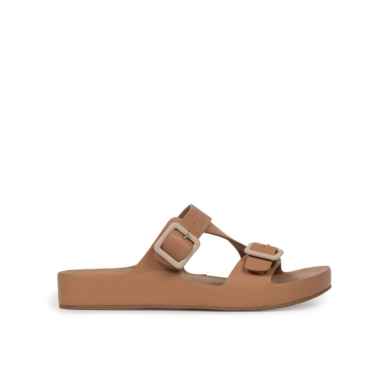 SANDALIAS MUJER BATA MARRÓN CASUALES COMFIT - 1