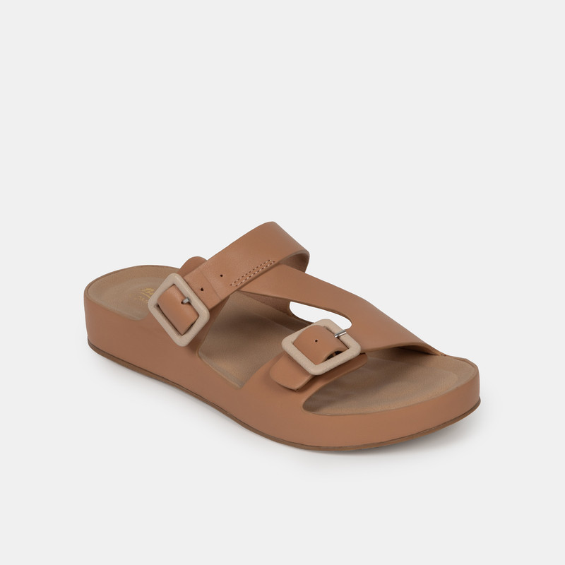 SANDALIAS MUJER BATA MARRÓN CASUALES COMFIT - 3