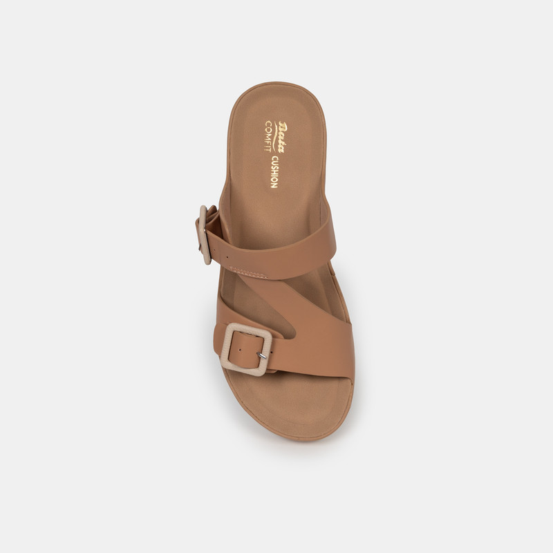 SANDALIAS MUJER BATA MARRÓN CASUALES COMFIT - 5