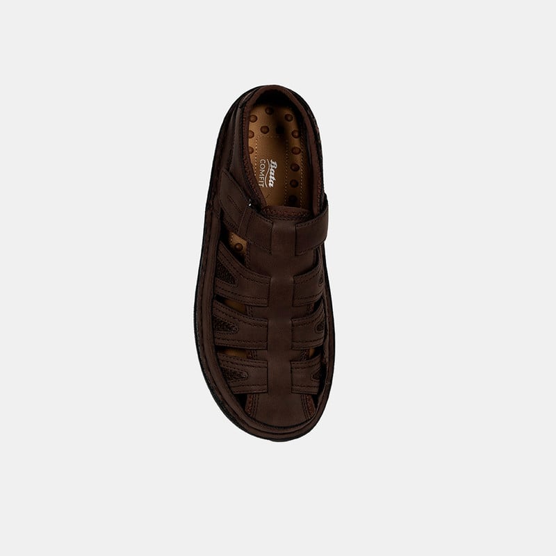 SANDALIAS HOMBRE BATA MARRÓN CASUALES COMFIT - 4