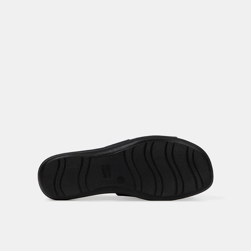 SANDALIAS MUJER BATA NEGRO CASUALES COMFIT - 5
